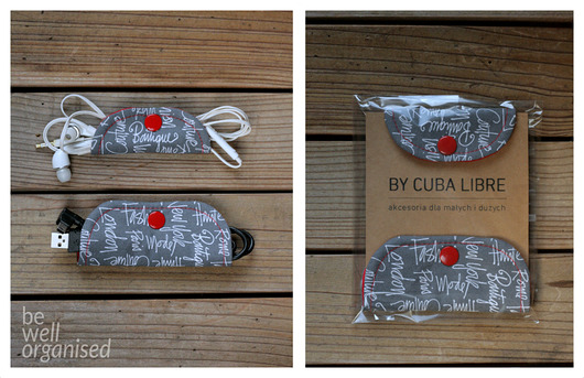 2 uchwyty na kabelki - Napisy cuba libre