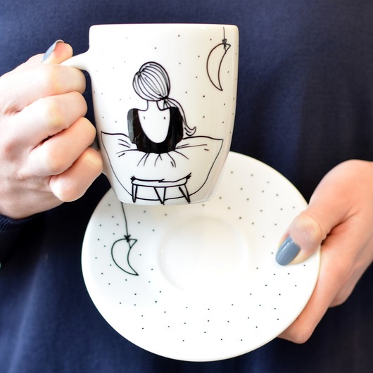 KOMPLET Princess MOON my mug company