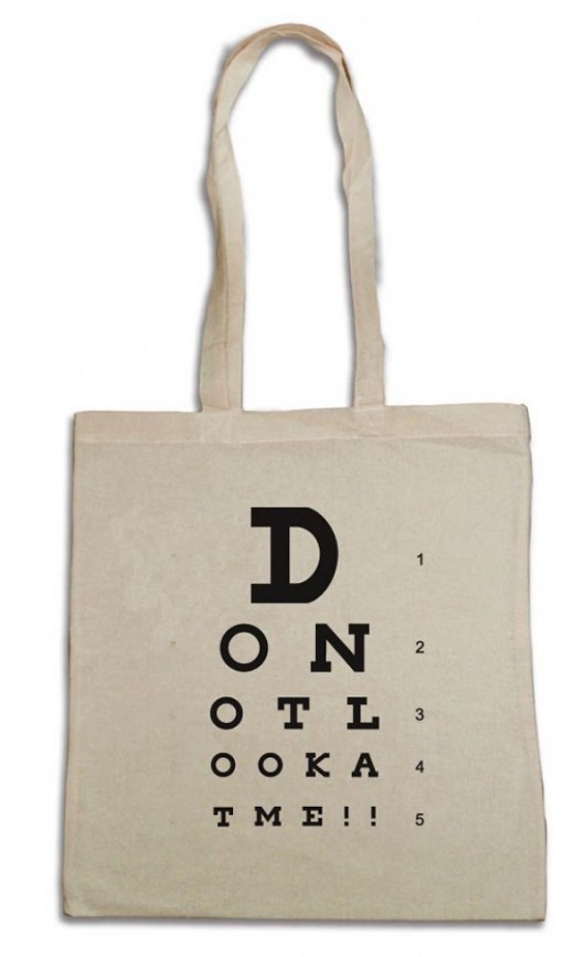DONT LOOK AT ME torba ekologiczna milimetr