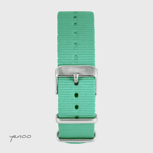 zegarki różne Pasek do zegarka - nylonowy, turkusowy