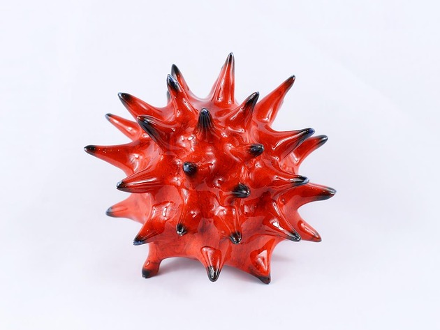 figurki i rzeźby Ceramiczny Wirus