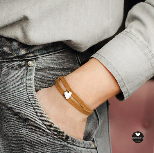 bransoletki skórzane Mini foxy love bransoletka zamszowa