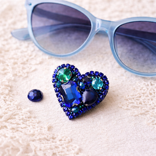 broszki Broszka Serduszko