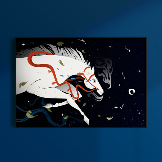 grafiki i ilustracje Running to the stars