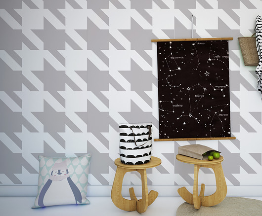 Tapeta dziecięca Houndstooth Humpty Dumpty Room Decoration