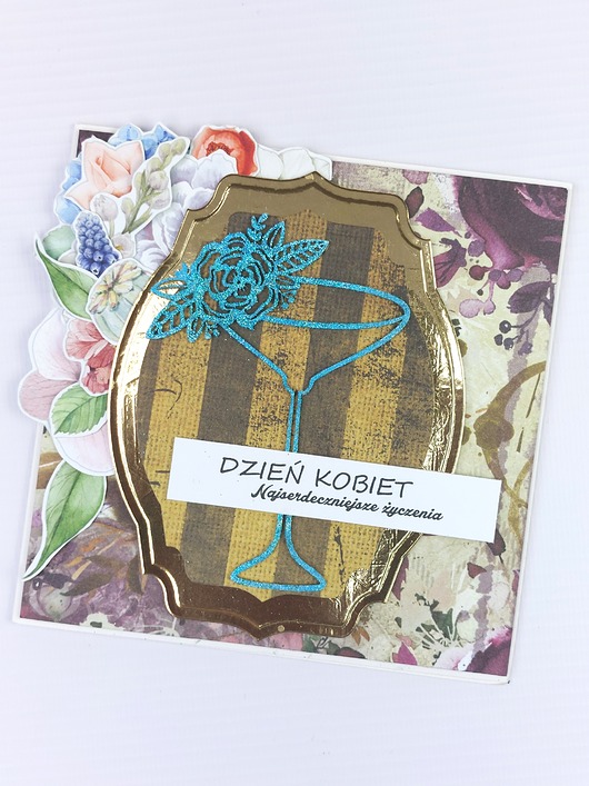 kartki scrapbooking Kartka na Dzień Kobiet 2