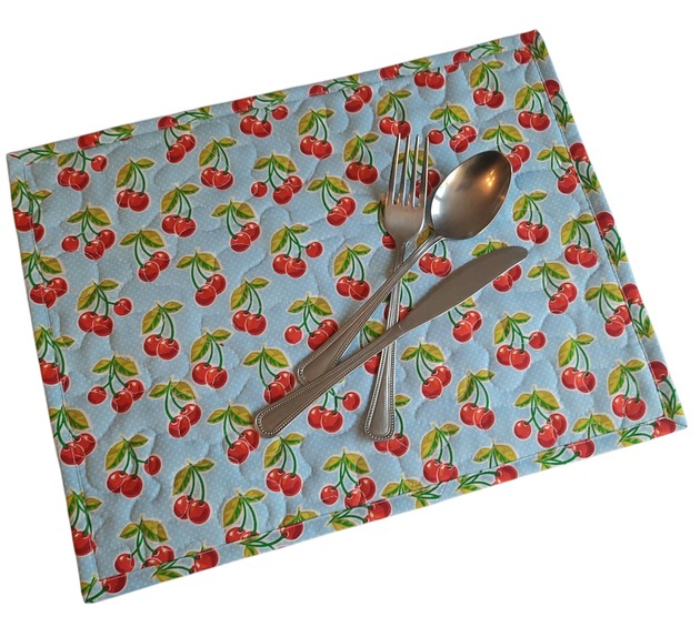 podkładki do kuchni Czereśnie -wyjątkowe maty obiadowe kpl. 2 szt