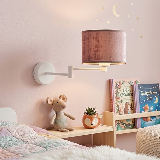 kinkiety Kinkiet do sypialni BRAGE VELUR KIDS