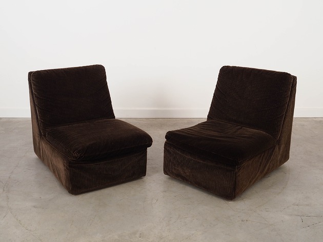 sofy i szezlongi Sofa modułowa brązowa, włoski design, lata 70, produkcja: Busnelli