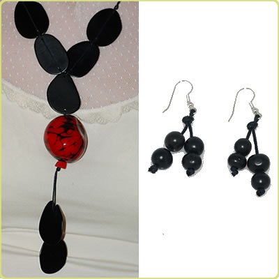 n89 - Krawat z orzechów tagua Galeria Macondo