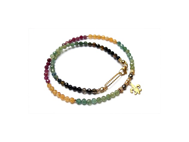 chokery Turmaliny /choker/ vol. 32 naszyjnik /17.01.25/- Szlachetna kolekcja