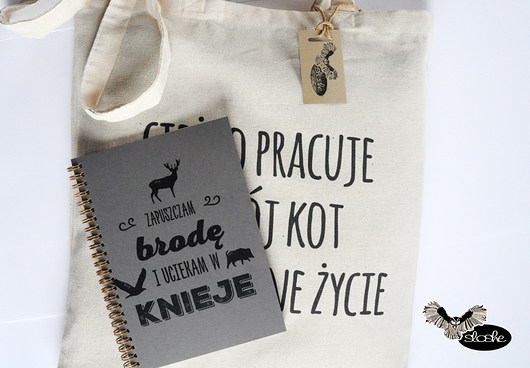 Zapuszczam brodę i .. z ekologicznego papieru Sowia Aleja