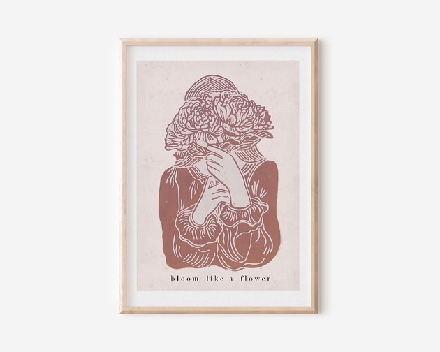 plakaty Plakat kobiecy - z sentencją