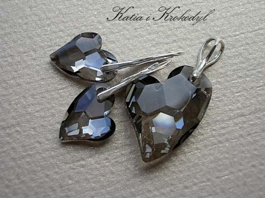 kryształ SWAROVSKI HEART Devoted 2 U Katia i krokodyl