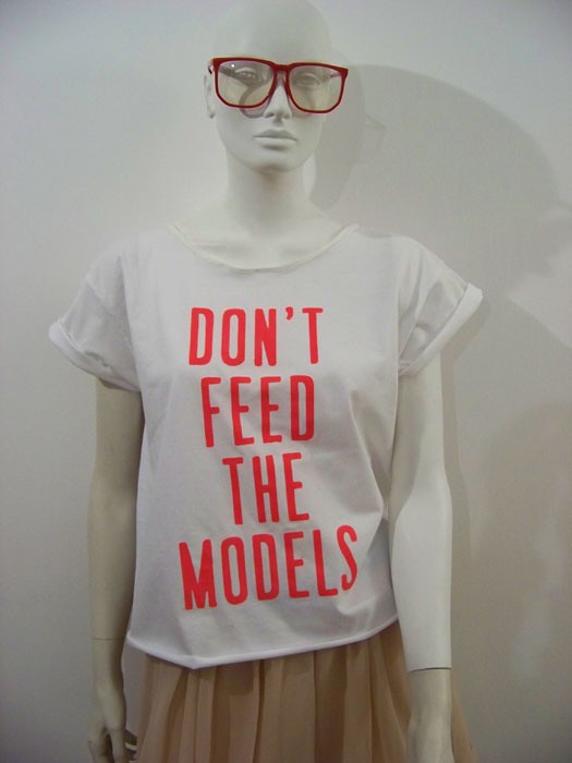 t-shirt GM5 - don&#039;t feed the models GIVE ME FIVE
