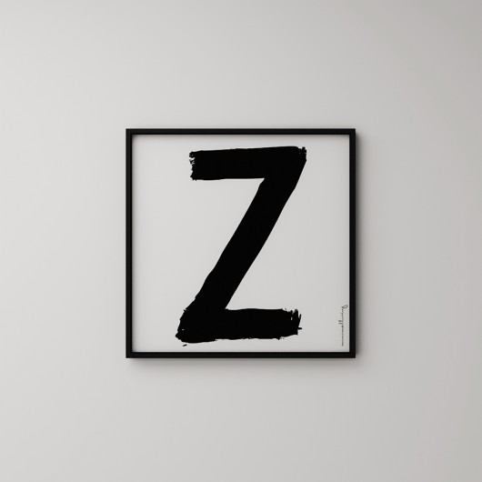 LITERA "Z"  - grafika 50x50 MINIMALLIVING