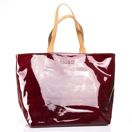 Skórzana Torebka Damska BURGUNDY CADOaccessories