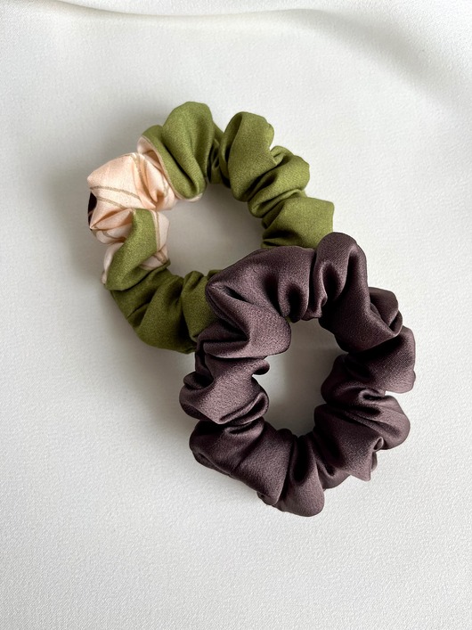 gumki do włosów Zestaw 2 gumek do włosów - Moss & Browny