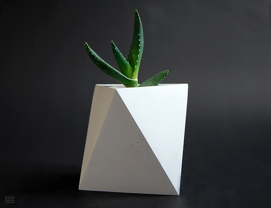 doniczki Doniczka betonowa Oktahedron 2