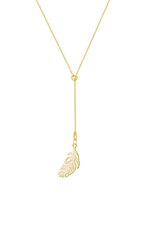 NASZYJNIK KRAWATKA Z PIÓRKIEM - SREBRO 925 Coccola JEWELLERY