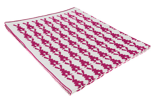 Kocyk Just Great! Sweet Rabbits, Fuchsia CuddlyZOO