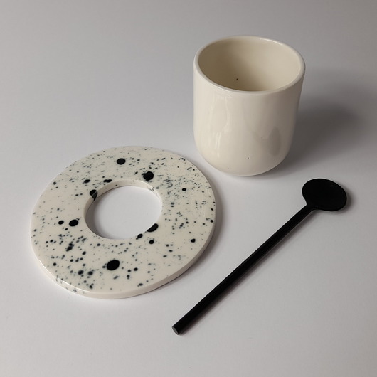 Kubek z talerzykiem BAUHAUS Handverk