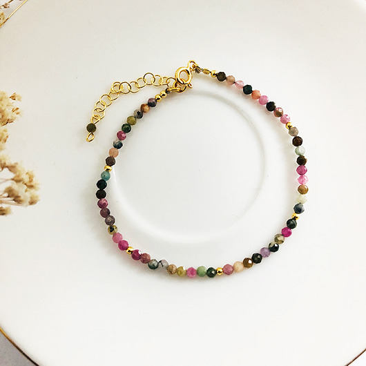 Bransoletka turmalin , z turmalinem Anemon Atelier