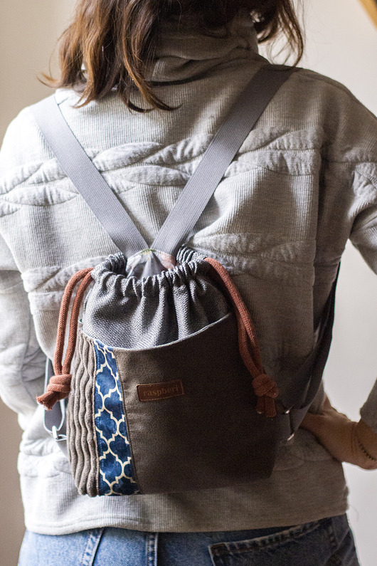 plecaki Ciemnoszary workoplecak mini patchwork