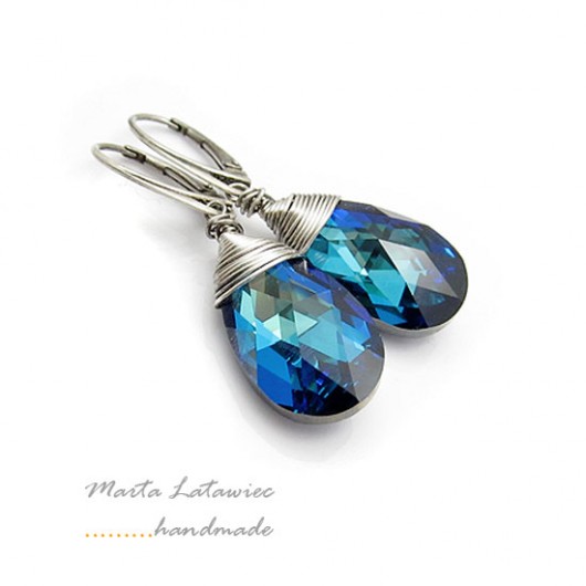 kryształ Swarovski >Blue< Marta Latawiec