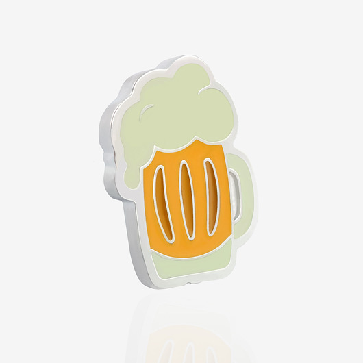 biżuteria męska Pin "Kufel"
