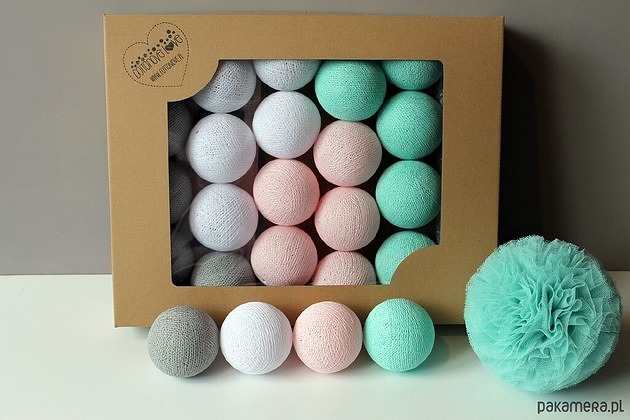 dekoracje świetlne Cotton Balls Mariposa 20 szt.