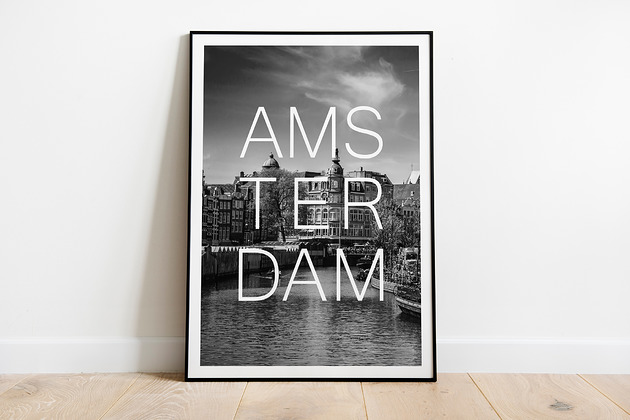 Amsterdam fotografia, plakat, obraz Pas De LArt