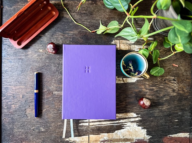 kalendarze i plannery Ręcznie szyty kalendarz dzienny