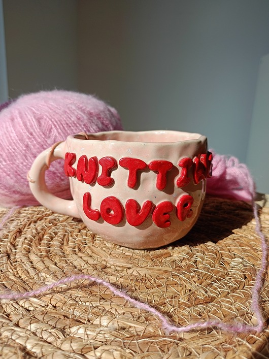 kubki Ceramiczny kubek ,,Knitting Lover"