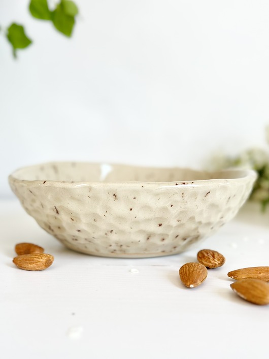 miski i misy Ceramiczna miska S - piaskowy beż
