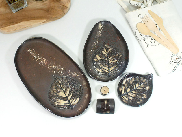 miski i misy Ceramiczny komplet do serwowania - dań, przekąsek, sushi