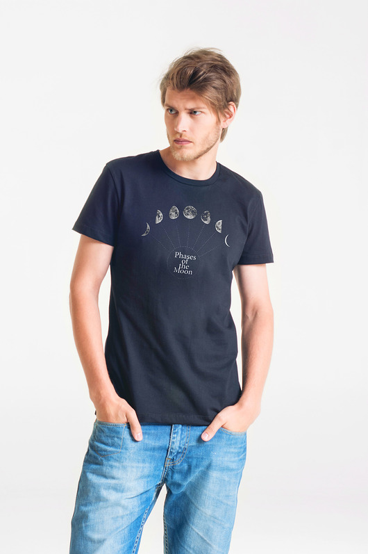 PHASES OF THE MOON Męski T-shirt GAU great as You
