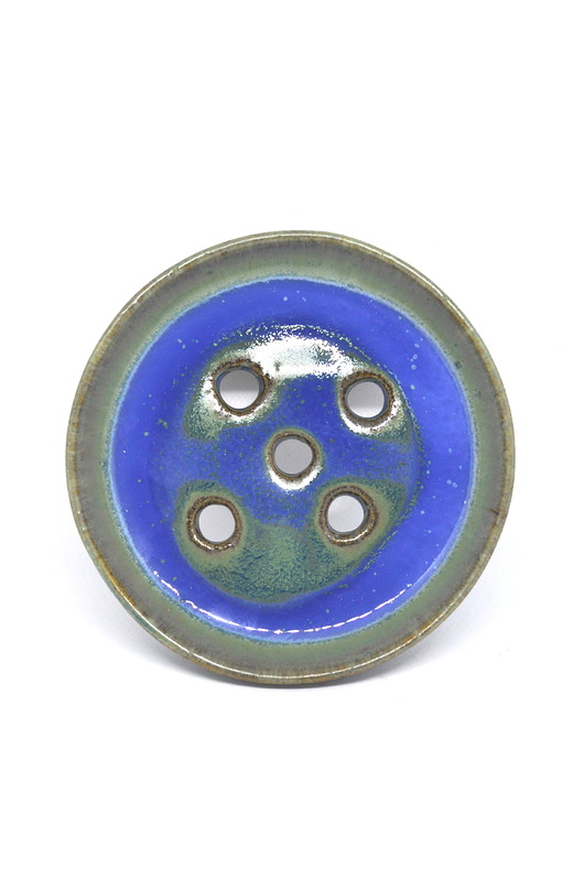 mydelniczki Lazurowa Mydelniczka Ceramiczna
