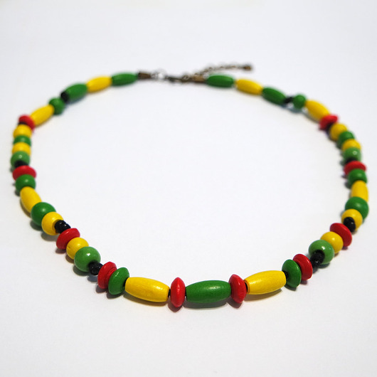 korale Korale Rasta - krótkie, drewniane