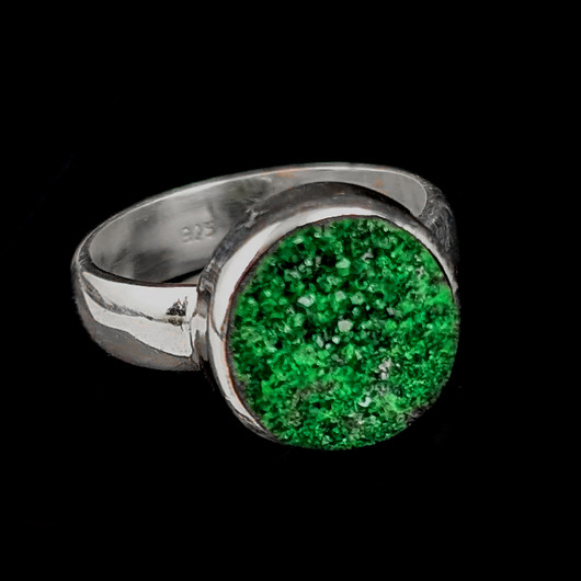 pierścionki srebrne Pierścionek subtelny uwarowit