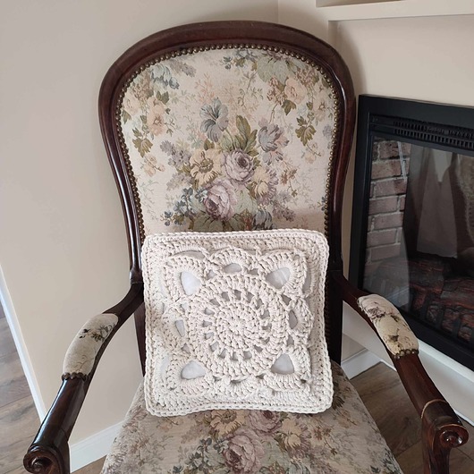 poduszki plecione Poduszka dekoracyjna ze sznurka 40cmx40cm