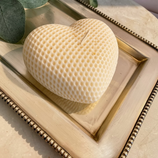 świeczniki i świece Świeca sojowa dekoracyjna "Cozy Heart" 98x40mm