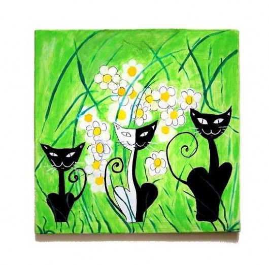 Koci świat 40x40 ajlla