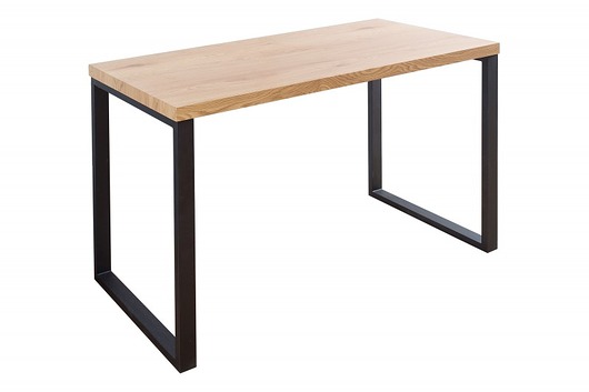 Biurko, konsola Oak Desk, MDF, metal, 75x120x60  Home Design