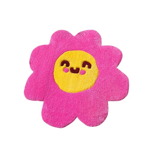 dywany Dywan "wesoły kwiatuszek" różowy