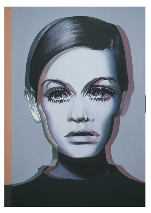 plakaty Twiggy. Plakat na podstawie obrazu olejnego.