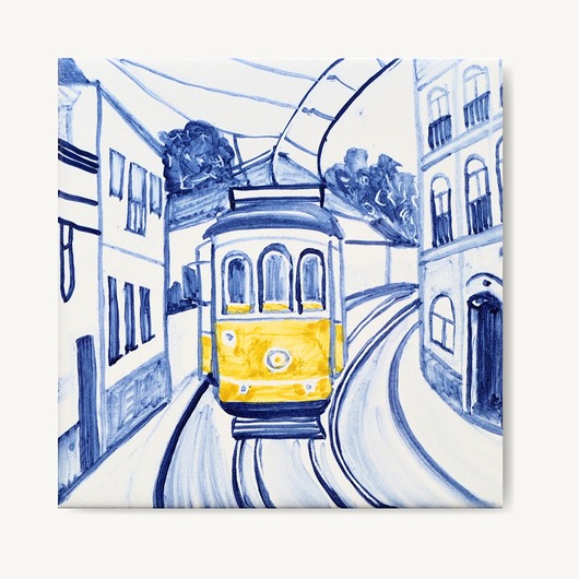 kafle i panele Lizbona i tramwaj 28 - portugalski klasyk