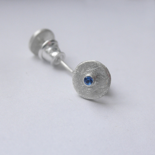 kolczyki z kamieniami Kolczyki OKRĄG