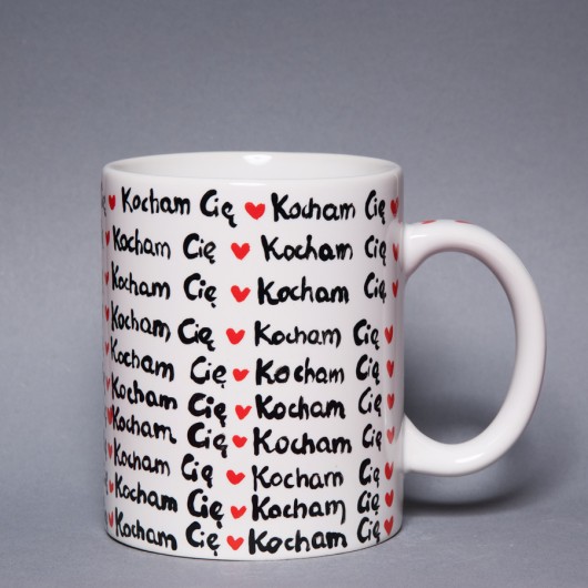Kubek Kocham Cię Ważka Nieważka