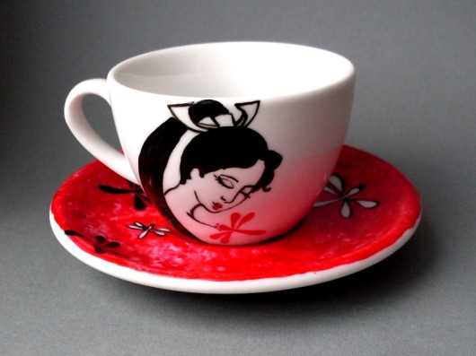Filiżanka &quot;GEISHA and DRAGONFLAY&quot; reniah